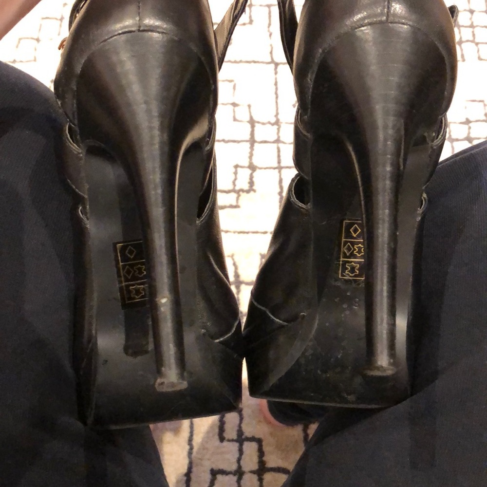 Platform Open Toe Booties - image 3